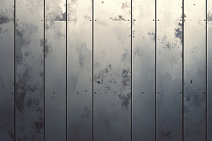 Close-up of textured silver metal wall with vertical panel design, an Illustration by AS photostudio