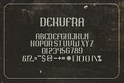 Dekufra Font, a Serif Font by albert_kalingga (Thumbnail 3 of 3)
