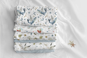 Sea Patterns Kids Graphic Collection