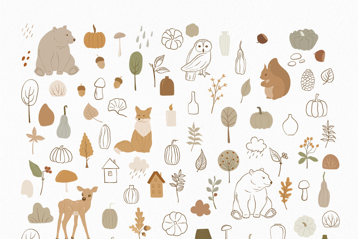 AUTUMN LIFE kids collection, an Animal Illustration by polikarpovaart (Photo 10 of 11)