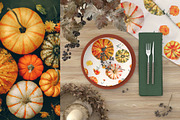 Pumpkin Fest Watercolor Pattern, a Pattern Graphic by MouseGrey (Thumbnail 2 of 10)