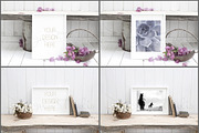 Frame Mockups Bundle, White Concept, a Print Template by HisariDS Mockup Design (Thumbnail 3 of 16)