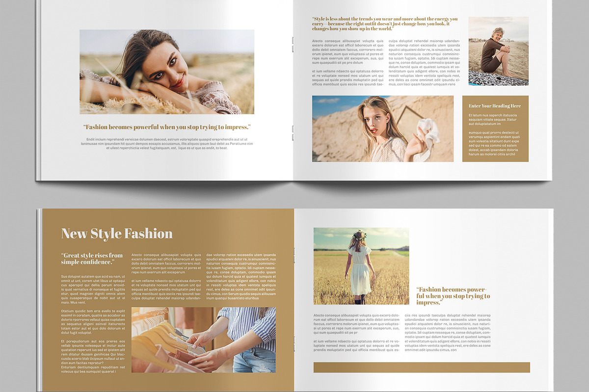 Modern Fashion Magazine Template, a Magazine Template by MightyDesign (Photo 4 of 8)