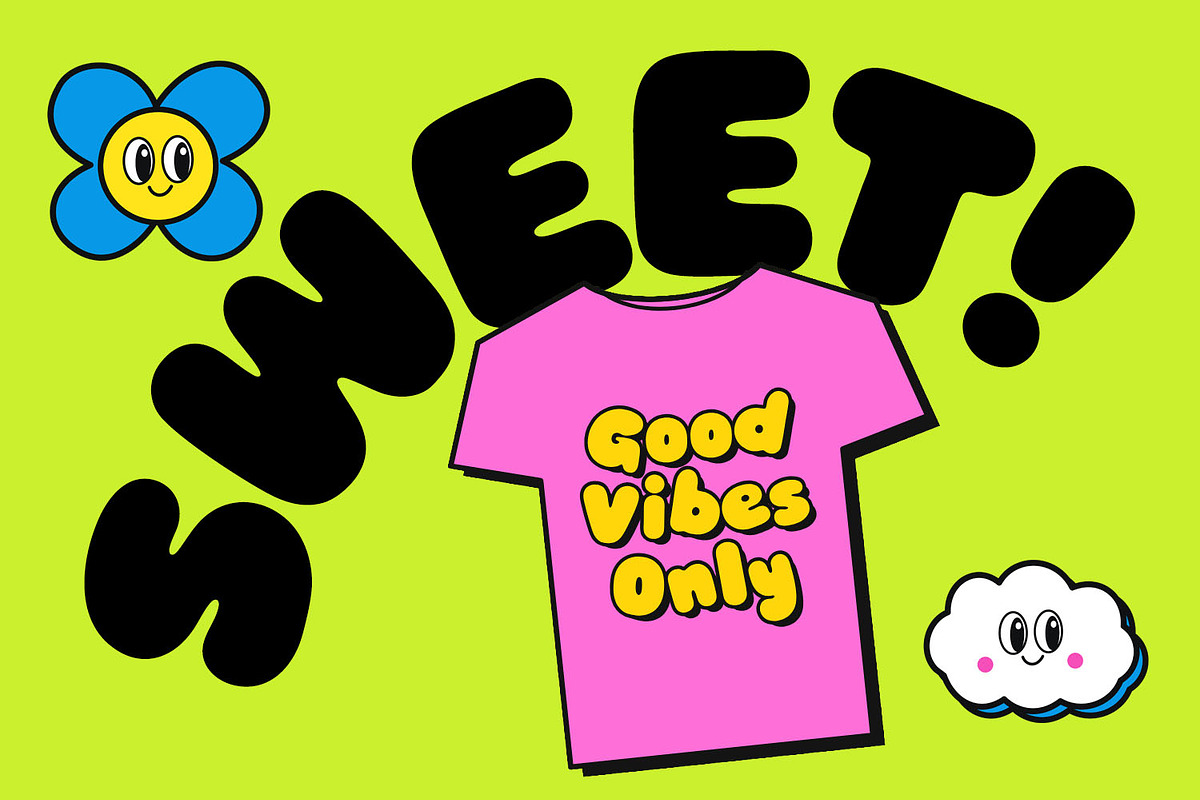 Gummy Pop Font, a Sans Serif Font by Handmadefont (Photo 5 of 15)