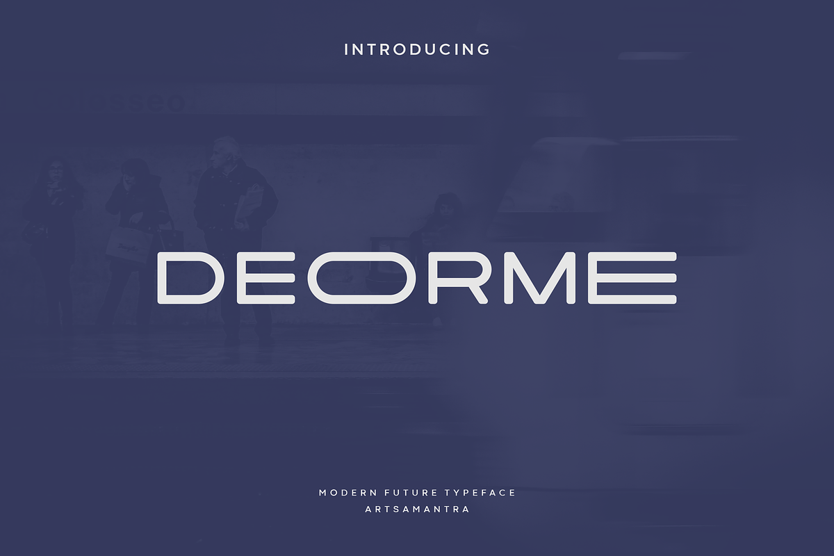 Deorme - Modern Display Typeface, a Serif Font by garismantra (Photo 1 of 4)