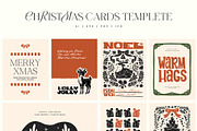 Linocut Christmas | Posters and Card, an Object Graphic by KetteCreate (Thumbnail 9 of 19)