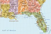 Vector Map of United States, a Work Illustration by Cartorical (Thumbnail 4 of 6)