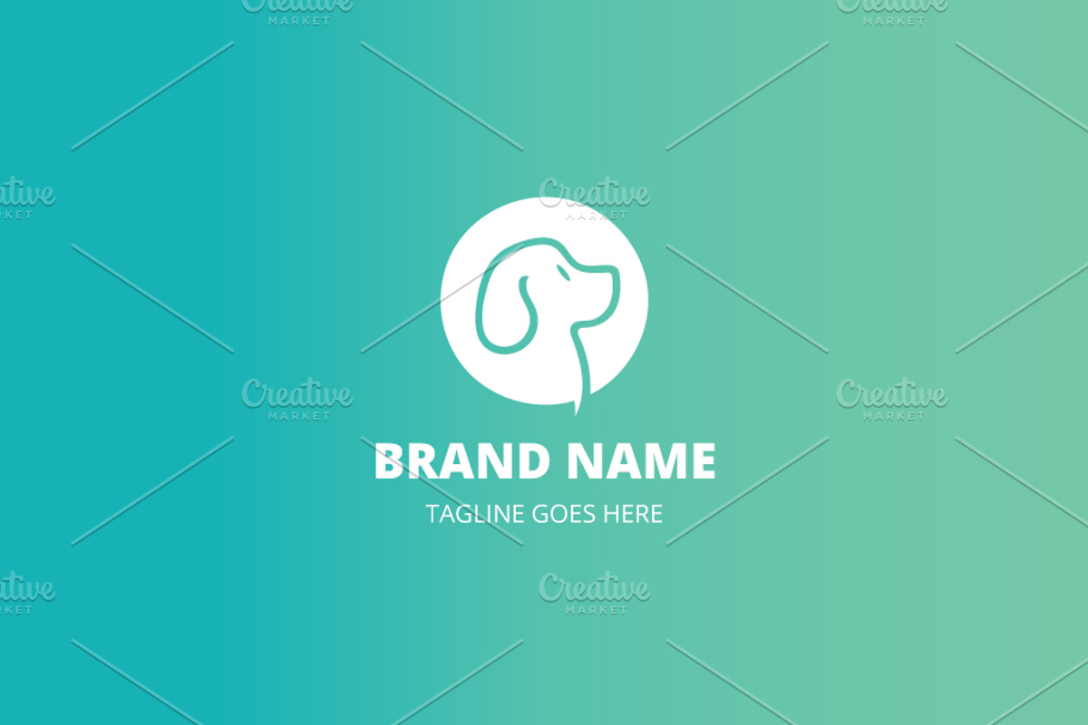 Happy Doggy Pet Logo, a Branding & Logo Template by Brahmma (Photo 3 of 3)