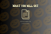 Retro Halloween Insta posts template, a Social Media Template by Epiphanic Addie (Thumbnail 4 of 5)