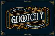 Ghootcity, a Symbol Font by Vintage Division (Thumbnail 1 of 15)