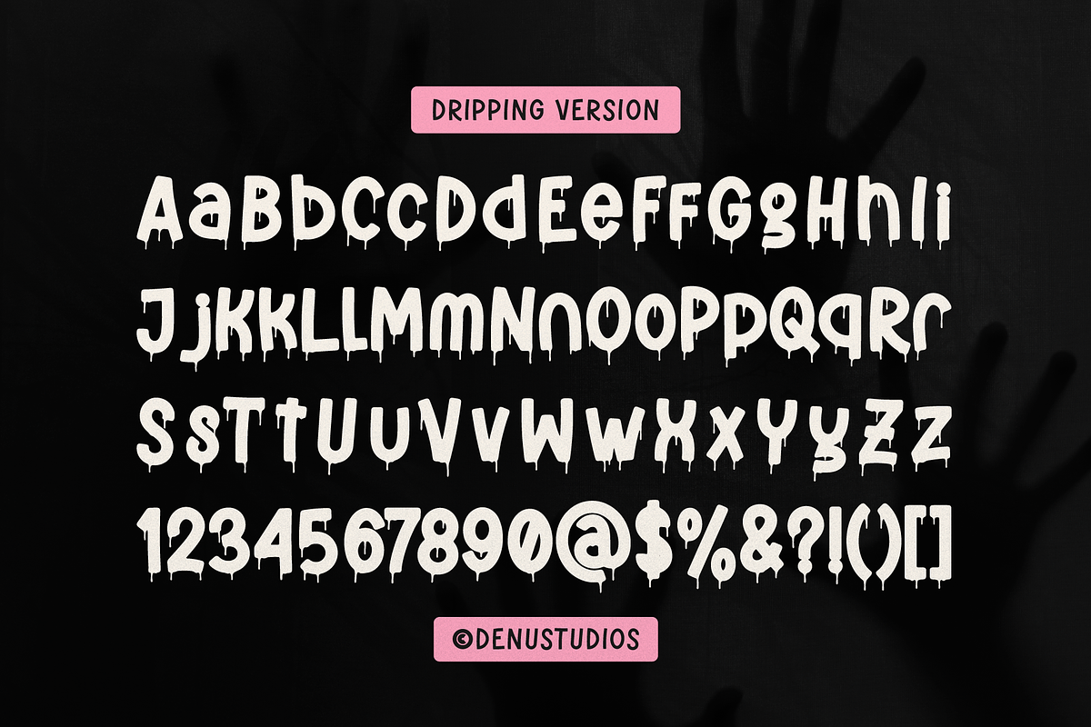 Gloomi Squish | New Halloween Font, a Handwritten Font by Denustudios (Photo 11 of 12)