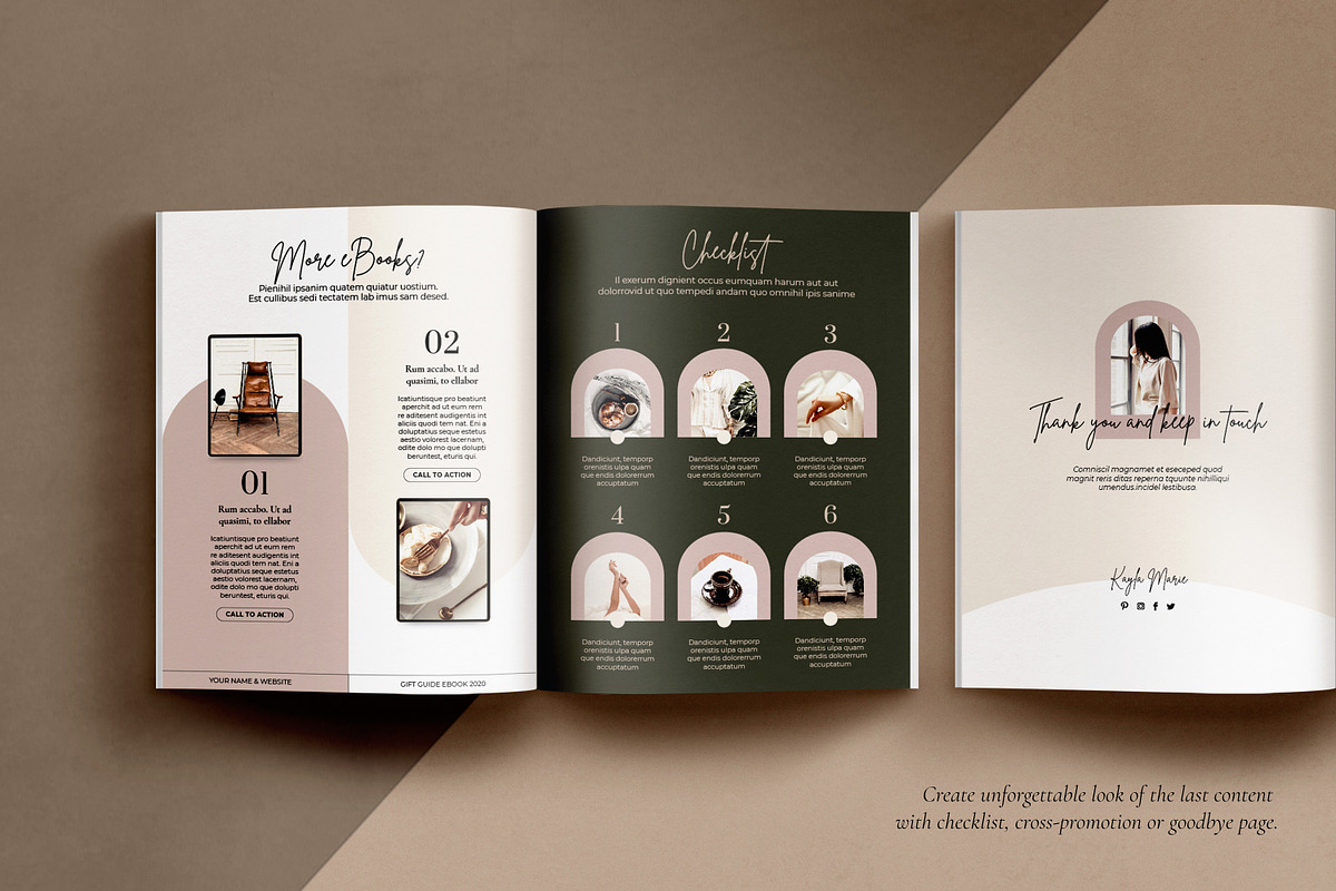 Holiday Gift Guide / CANVA, InDesign, a Magazine Template by Mirazz (Photo 16 of 22)