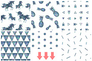 Pop Art Holographic Patterns, a Pattern Graphic by WBS Design (Thumbnail 6 of 8)