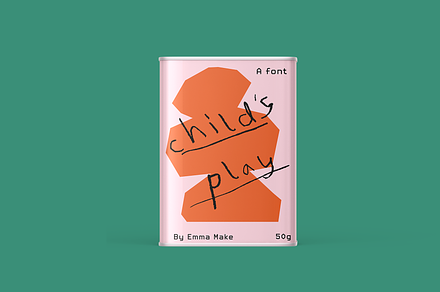 Child's Play a Handdrawn Kids font, a Handwritten Font by Emma Make