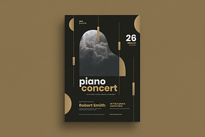 Piano Concert Event Flyer