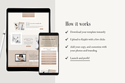 Kajabi Link in Bio Page Template, a Landing Page Template by Pixel & Flow (Thumbnail 4 of 9)