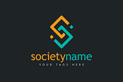 S Interlaced Squares Custom Logo, a Branding & Logo Template by ARTE MIGUEL (Thumbnail 2 of 3)