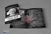 Funeral Program Template Black White, a Brochure Template by Madhabi Studio (Thumbnail 2 of 5)