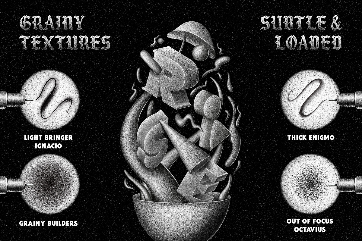 The Grainers Brush Set, a Brush Add-On by Shoutbam (Photo 3 of 15)