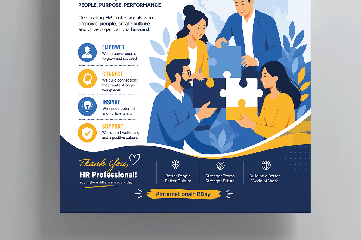 International HR Day Flyer, a Flyer Template by MightyDesign (Photo 3 of 8)