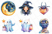 Kawaii Halloween Clipart Bundle, an Illustration by DreamPrint404 (Thumbnail 4 of 5)