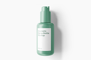 Cosmetic Spray Bottle Mockup Vol.1