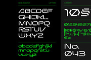 Aveqo – Futuristic Display Font, a Sans Serif Font by Brand Earth (Thumbnail 2 of 7)