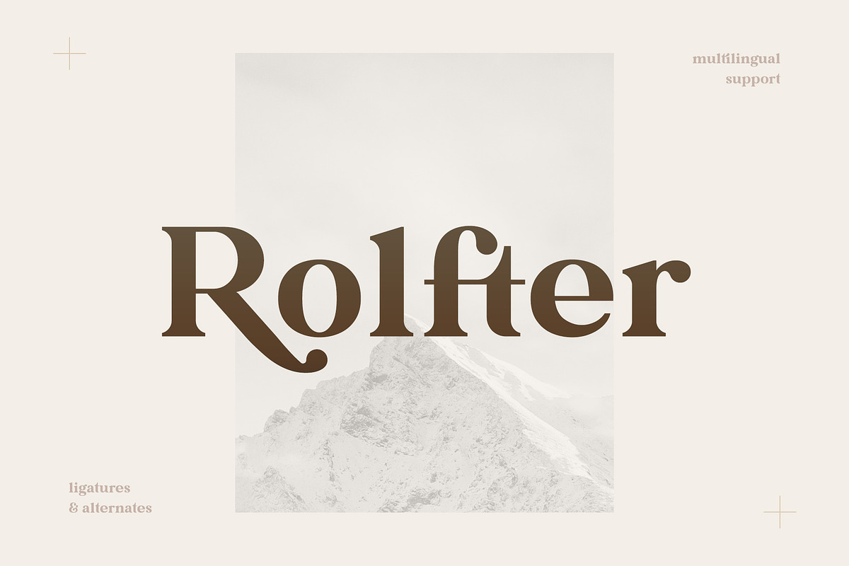 Rolfter - Classic Serif, a Serif Font by AlienValley (Photo 1 of 9)