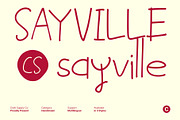 CS Sayville – Handwriting Font, a Handwritten Font by Craft Supply Co. (Thumbnail 1 of 8)