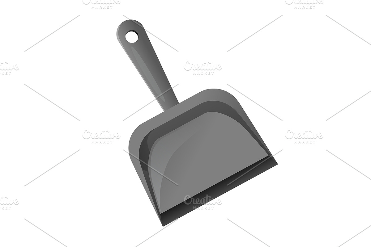 Cleaning Scoop Tool icon, an Object Illustration by Elen_Art