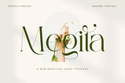 Megita - Beautiful Serif Font, a Serif Font by Aqeel_Art (Thumbnail 1 of 12)