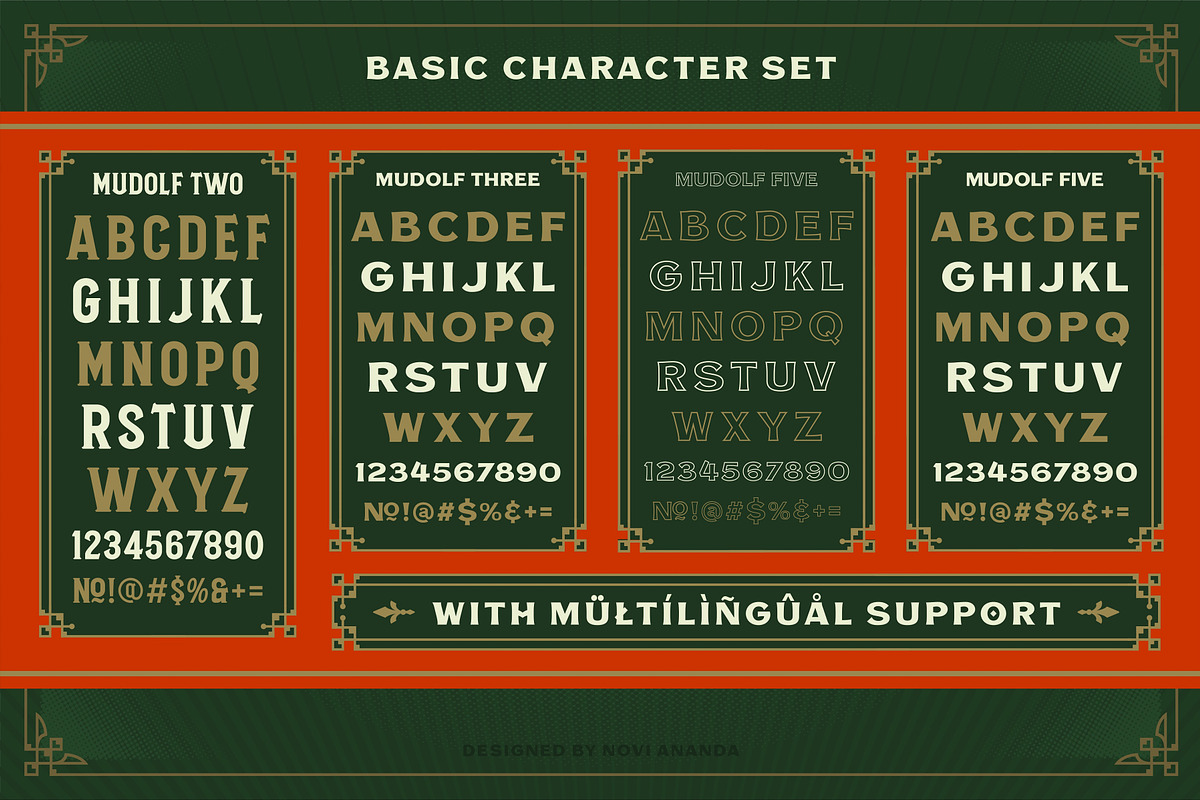 NS MUDOLF Font Family preview 6