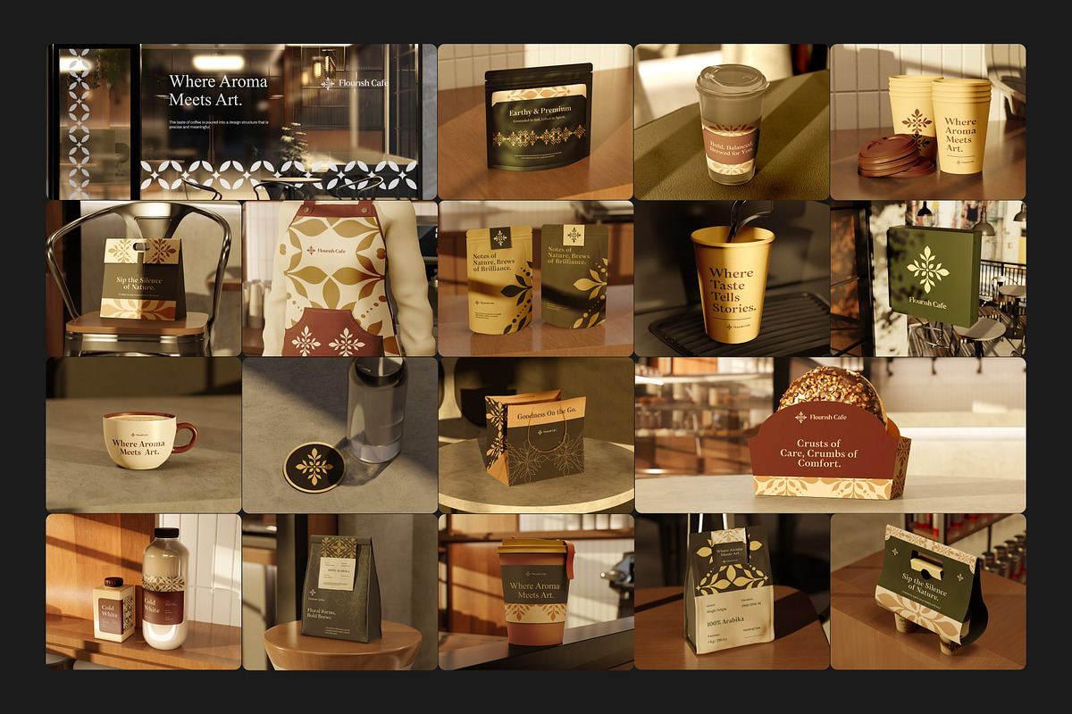 Cafe Set - Branding Mockup, a Packaging Mockup by Arvalamockup (Photo 5 of 13)