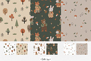 Fall Woodland Animals Clipart, a Decorative Illustration by Jenny Quince (Thumbnail 5 of 9)