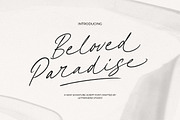 Beloved Paradise Signature Script, a Script Font by Letterhend Studio (Thumbnail 1 of 9)