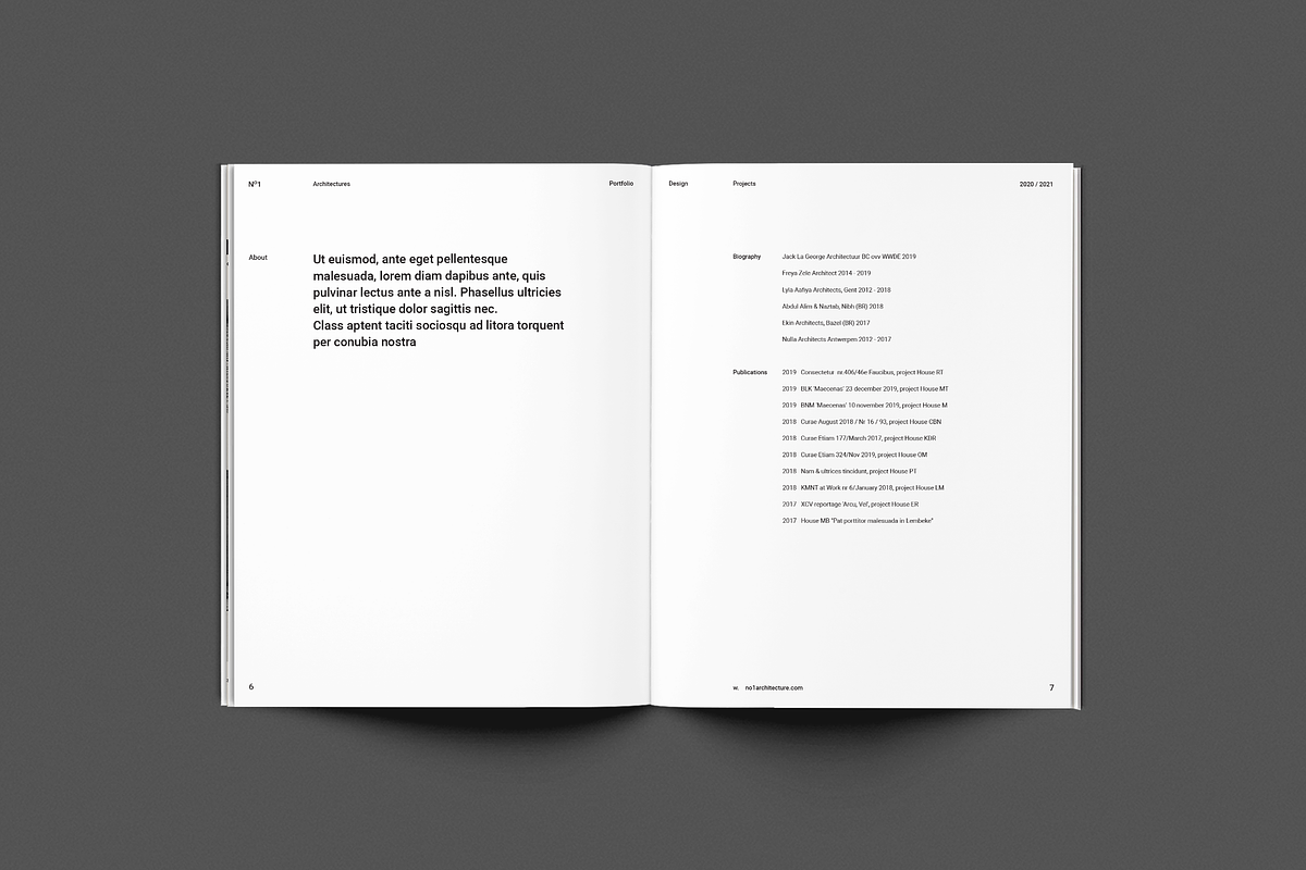Architecture Brochure, a Brochure Template by silukEight (Photo 4 of 13)