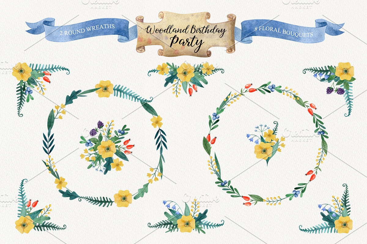 Woodland Birthday Party, an Animal Illustration by Natalia Fedorova (Photo 5 of 10)
