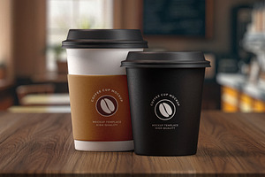 Takeaway Coffee Cups Mockup