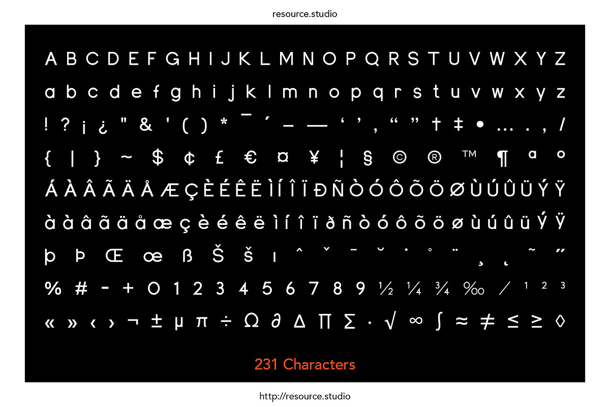 Resource Sans preview 3
