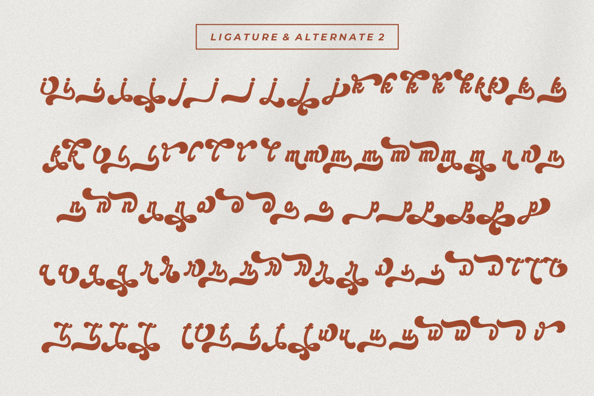 Mangolia - Retro Font Style!, a Script Font by HansCo Studio (Photo 13 of 15)