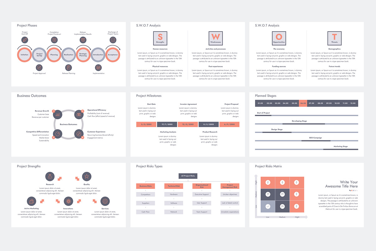 Project Overview PowerPoint, a Presentation Template by JetzTemplates
