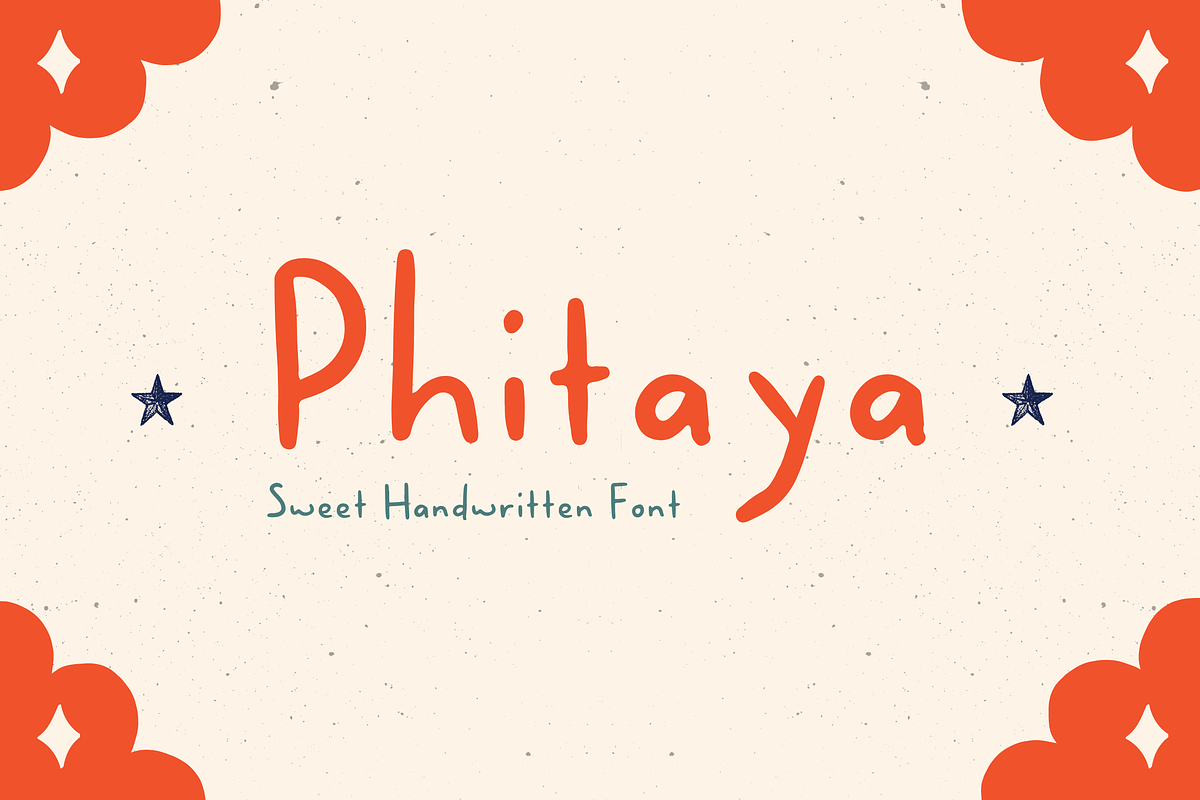 Phitaya - Sweet Handwritten Font, a Script Font by peterdraw (Photo 1 of 14)