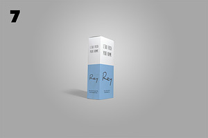 Photorealistic Tall Box - 12 Mockups