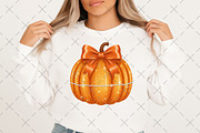 Halloween Disco Glitter Pumpkin PNG, an Illustration by Craft Nest (Thumbnail 4 of 6)