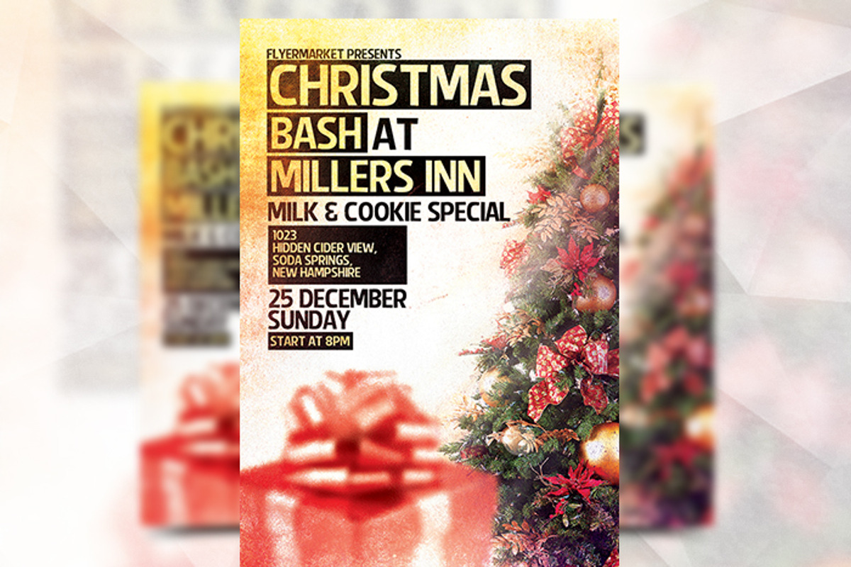 Christmas Bash - Flyer Template, a Flyer Template by Flyermarket (Photo 2 of 3)