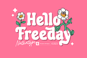 Hello Freeday, a Symbol Font by Nathatype (Thumbnail 1 of 10)