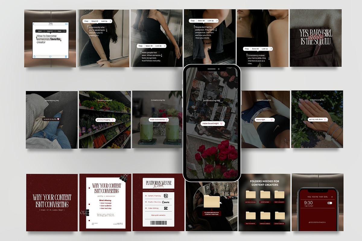 CONTENT Creator - Social Media Kit, a Design Template by Design Driven Media (Photo 8 of 12)