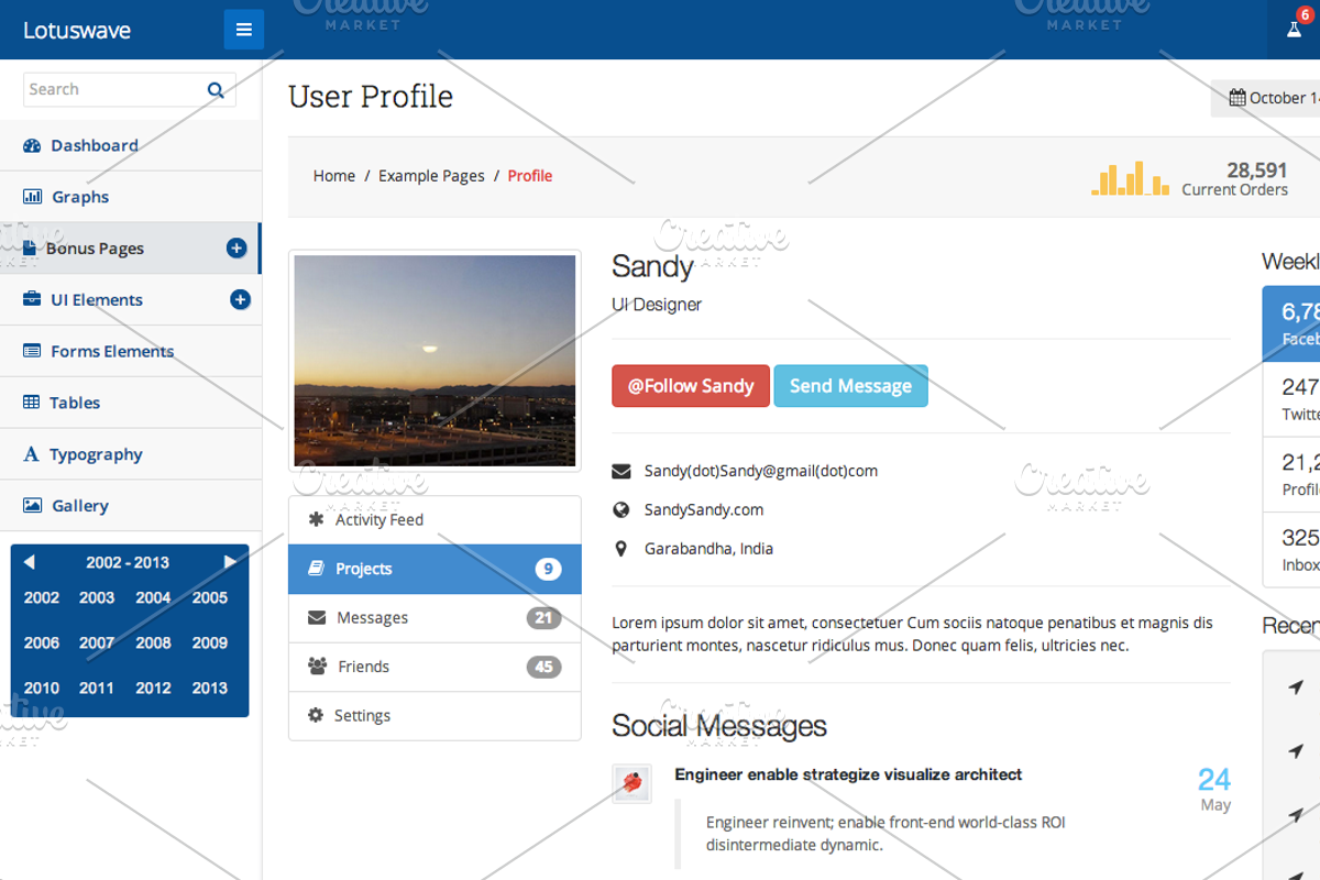 Aspire, a Bootstrap Template by Creative Themes (Photo 4 of 4)