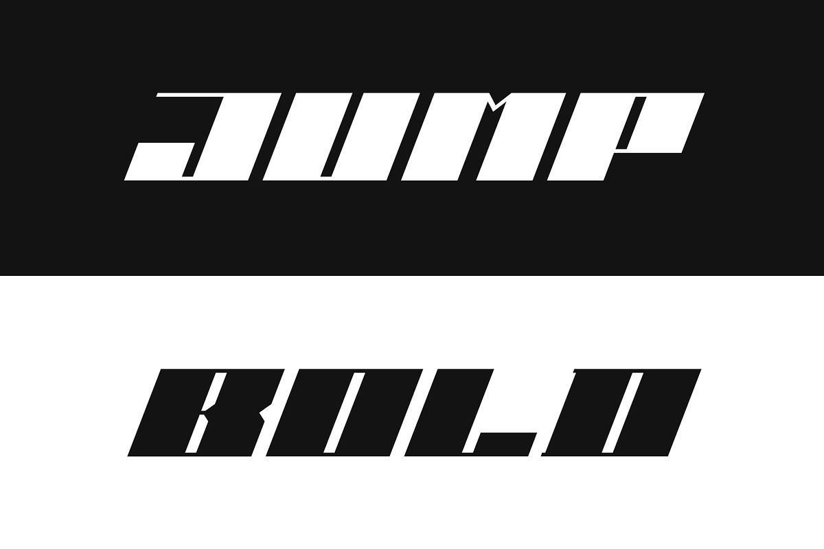 JUBY Font Family preview 4