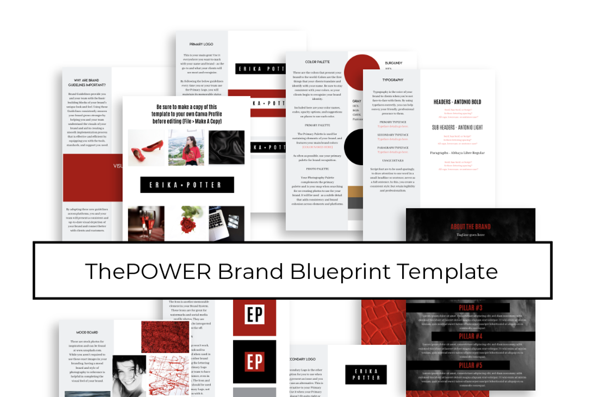 Brand Blueprint Template - POWER, a Templates & Theme by The Higgins Creative (Photo 1 of 4)